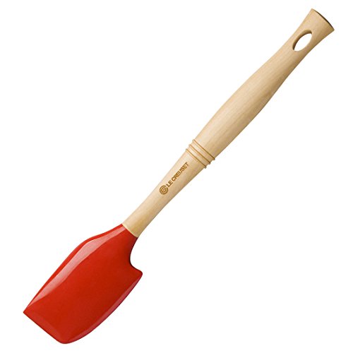 Le Creuset Revolution Medium Silicone Spatula, Cerise (Cherry Red)