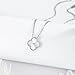 SLYSZMC Sterling Silver Four Leaf Clover Necklace for Women - Lucky Clover Pendant, Simple and Dainty Jewelry, Beautiful Gift for Every Occasion