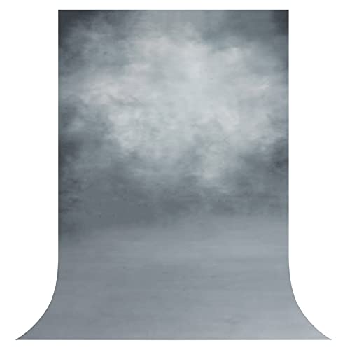 Allenjoy 5x7ft Old Master Fabric Grey White Photography Backdrop Retro Gray Abstract Background for Professional Portrait Photoshoot Photo Booth Studio Props