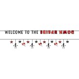 Stranger Things Multi-Pack Banner - 10 1/4' x 144' | Black and Red | 2 Pcs.