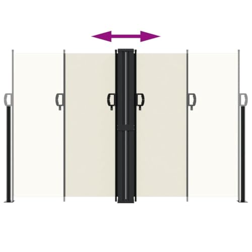 Store latéral extensible haut de gamme en acier aluminium de 10m - 5