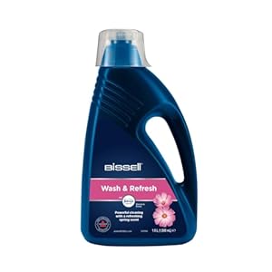 BISSELL Wash & Refresh mit Febreze Blossom & Breeze, für BISSELL aufrechte Teppichreiniger, 1,5 l Teppichreinigungslösung mit Febreze, 1078N