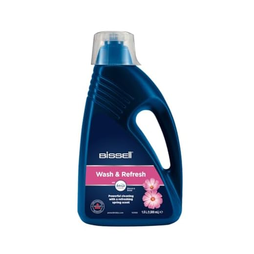BISSELL Wash & Refresh Febreze Carpet Cleaner Shampoo | Konzentrierte 2-fache Formel entfernt Flecken und neutralisiert Gerüche | Zur Verwendung mit allen führenden Teppichreinigern | 1078N