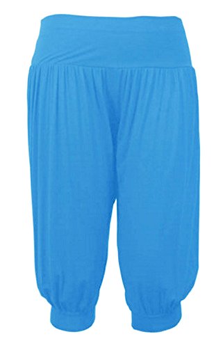 Candid Styles Womens Shorts Cropped Harem Pants 3/4 Baggy Ali Baba Yoga Trousers Stretch Leggings 8-26