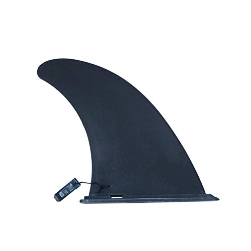 ZJchao Surfboard Fins, Boost Surfing Fin Nylon Plastic Paddle Board with Streamlined Design for Paddle Board Canoe (Black)