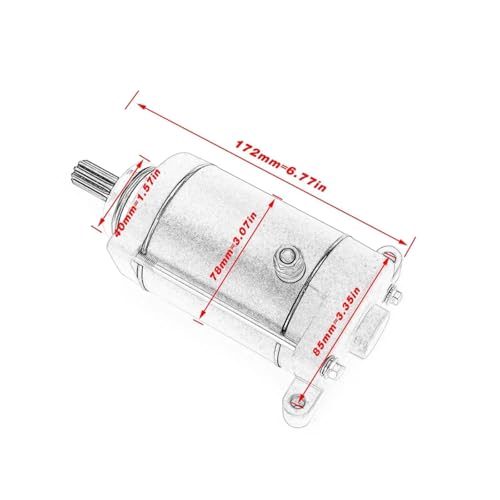 Démarreur robuste avec relais solénoïde pour moteur 500cc CF188 X5 - 2