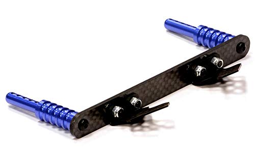 Integy Rc Model T8666Blue Machined Front Body Mount Set For Traxxas 1/10 Slash 2Wd #TOP26