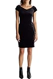 velvet kleid weiss Trendiges Samtkleid in figurbetonter Passform und femininen Rückendetails