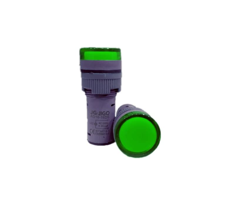 AD16-16DS – LED Indicator Light Pilot Signal Lamp Green/Electrical Panel Indicator Green (B0B46ZVS88) Amazon Price History, Amazon Price Tracker