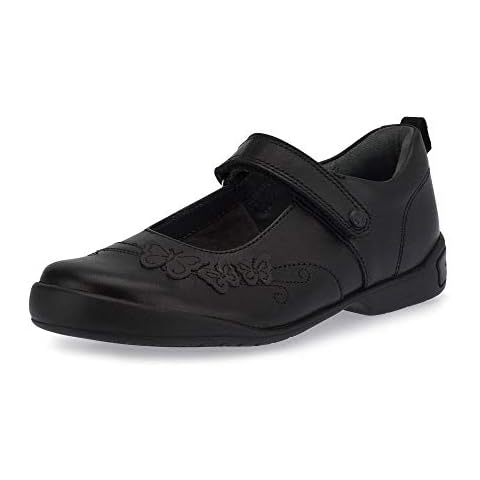 Start-rite Pump Kids Shoes, Black Leather Girls School Shoes Sizes S10 - L4 (11.5 UK Child) Cover