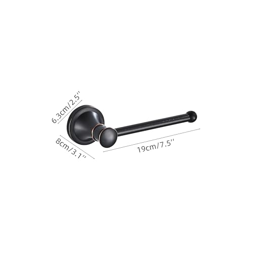 Image of Black Bathroom Toilet Roll Papaer Holder Wall Mounted Bathroom Hardware Accessories,Oil Rubble Bronze