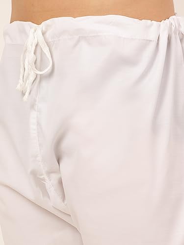 Image of Jompers Men's Embroidered Pure Cotton Kurta Pyjama Set.