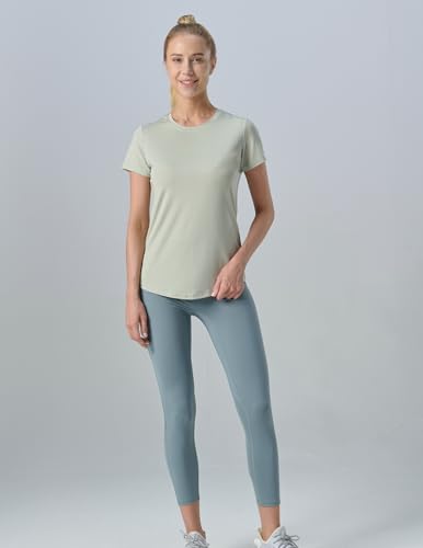 Image of 5 Pack Women's Quick Dry Short Sleeve T Shirts, Athletic Workout Tee Tops for Gym Yoga Running