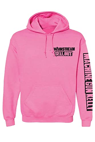 Machine Gun Kelly Sweat-Shirt À Capuche Rose Face Logo Nouveau Officiel Unisex Size S