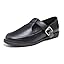 Plain Welt Mary Jane Black Vegan Leather