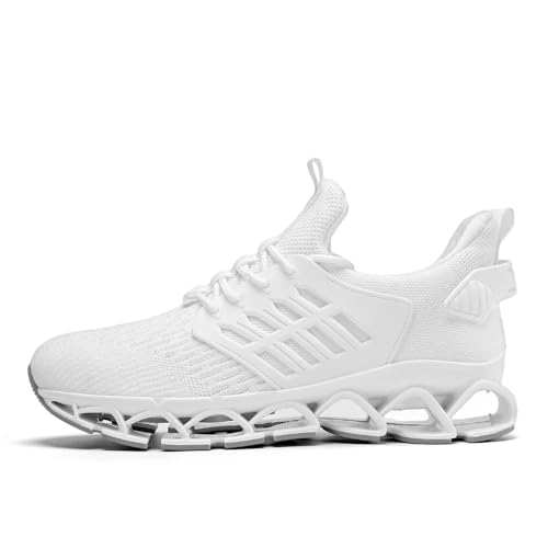 Image of Mens Slip on Walking Running Shoes Blade Tennis Casual Fashion Sneakers Comfort Non Slip Work Sport Athletic Trainer
