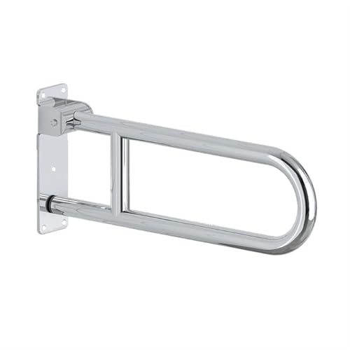 Barra abatible para baño y aseo Brazo de inodoro antideslizante plegable for ancianos, hogar, mujeres embarazadas, baño for discapacitados
