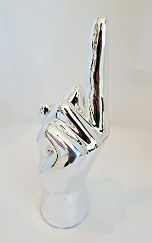 Interior Illusions Plus Middle Finger Tabletop Silver - Ii0082S #TOP2