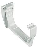 FLOPLAST 114mm Square Fascia Gutter Bracket - White - Bag of 5