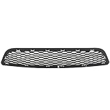 X AUTOHAUX Car Front Center Bumper Grille 55000808AC Plastic Black for Dodge Journey 2011-2017