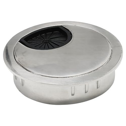 Œillet de bureau de 53 mm cache-trou alliage zinc pour câble table maison ordinateur