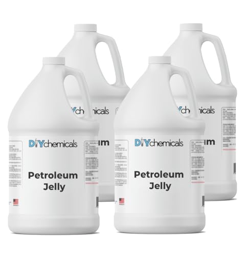 DIYChemicals | Petroleum Jelly | Industrial-Grade Lubricant & Protective Barrier | Rust Prevention & Surface Protection for Machinery, Equipment & Metal Surfaces 4 Gallons