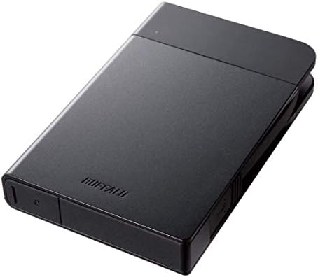 BUFFALO MiniStation Extreme NFC USB 3.0 2 TB Rugged Portable Hard Drive (HD-PZN2.0U3B),Black