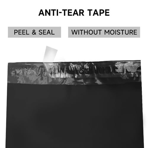 Image of Blue Poly Mailers 19x24 Inch, 50 Pack | Self-seal shipping bags with secure adhesive; for online sellers, coats, hoodies, bedding, and daily orders