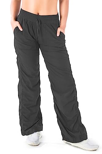 Yogipace Calça de viagem feminina 71 cm/76 cm/79 cm/81 cm/86 cm, leve, resistente a rugas