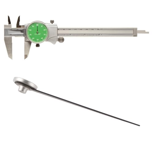 LT Easiyl Messschieber mit Zifferblatt Zeiger 0,7 Mm Lochdurchmesser Kompatibel mit Mitutoyo 505 Messschieber der Serie