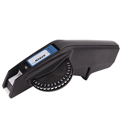 Präge-Etikettendrucker mit Klarem Druck – Langlebiges ABS-Material, Scharfe Schneidmesser, Einhandbedienung – Manueller Etikettendrucker und Prägegerät für die