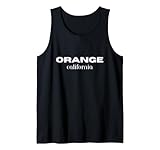 California Naranja Camiseta sin Mangas