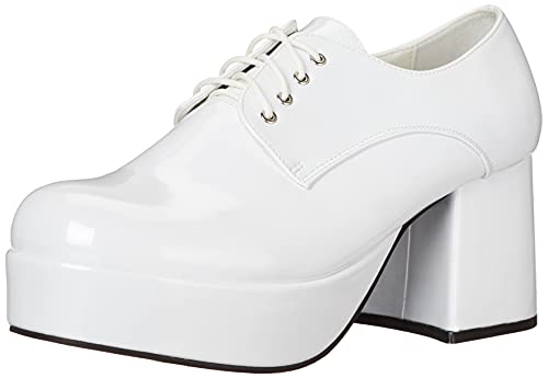 Ellie Shoes 33632 Blanco Pimp Shoes Tama-o Adult Medium 10-11