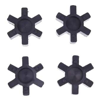 Chamixx 4X Black Flexible Solid Type NBR Rubber Spider Center Inserts ...