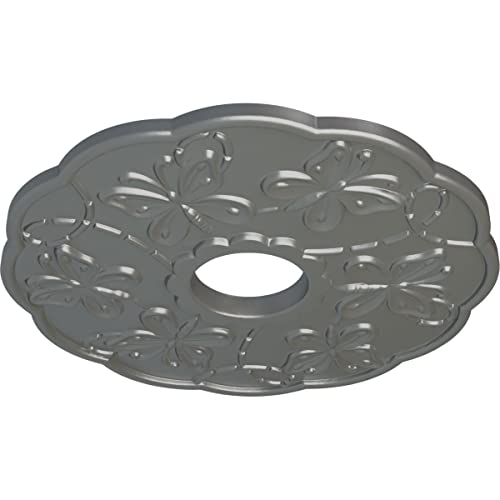 Image of Ekena Millwork CM17TSSLSDecorative Ceiling Medallions Modeled After Original Historical Patterns & Designs, Silver