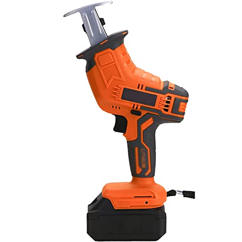 OLSKFUH Máquina para Cortar Huesos, Sierras Recíprocas Eléctricas, Carniceros Eléctricos para Uso Comercial En El Hogar, Sierras De Mano Inalámbricas para Cortar Carne Y Huesos,2battery+1sawtooth