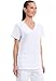 Cherokee Women's Workwear Scrubs Core Stretch V-Neck Top, White, Large