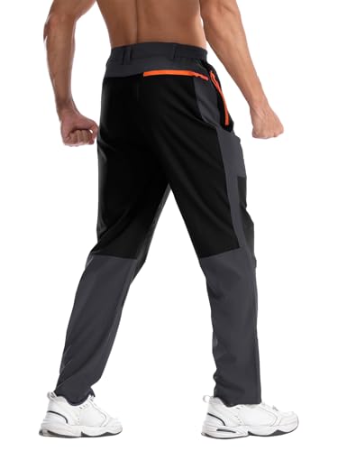 Men Hiking Pants Water Resistant Lightweight Joggers Cargo Tactical Work Pants for Fishing Climbing Outdoor3