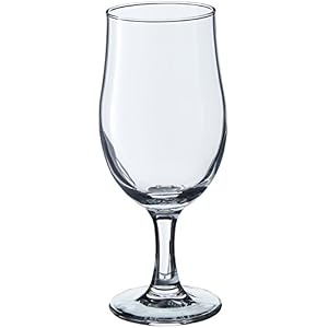Pasabahce 440121 Draft Beer Goblet/Glass, 38 cl, Set of 6 Glasses