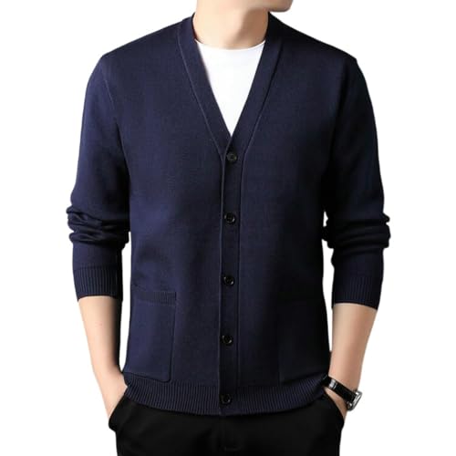 Cardigan coréen en tricot uni pour homme la solution contre le vent de mi-saison