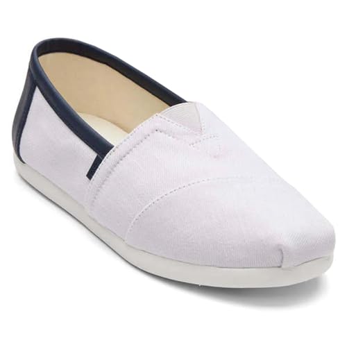 TOMS Mens Alpargata Classic Slip On Casual Shoes - White3