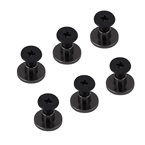 Generic Leather Screw Rivet, 20sets Brass Flat Head Belt Strap Rivets, Screw for Luggage Leather Craft 5mm 8mm (5mm), Genericynmgr6at9f-01