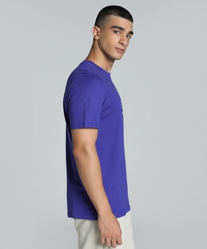 Image of PUMA Men's Cotton Graphic Print Regular Fit T-Shirt