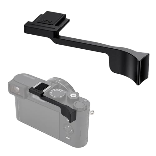 Leica D-LUX8 DLUX8�p�T���A�b�v�O���b�v �A���~�j�E������ �T���O���b�v �z�b�g�V���[�J�o�[�t�� �v���e�N�^�[ �T�����X�g�T�|�[�g�z���_�[ DLUX8�J�����{�^���̎g�p�ɉe�����Ȃ� D-LUX 8�J�����A�N�Z�T���[ - �u���b�N