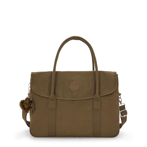Kipling SUPERWORKER Messenger Bag avec compartiments multiples kaki