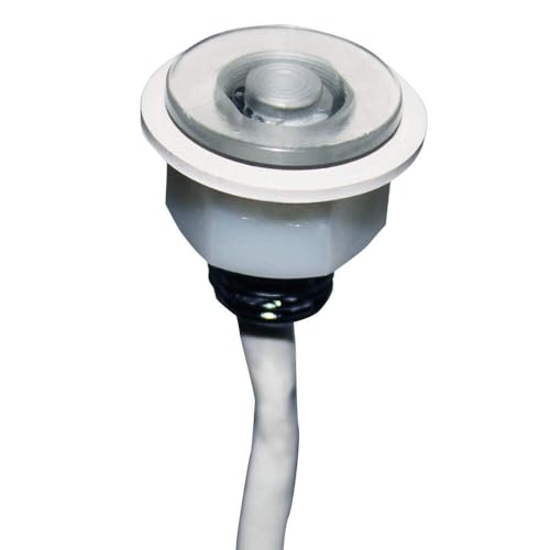 shadow-caster Small Round LED Accent Lights - 12V - Great White - 18