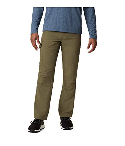 Columbia Men's Silver Ridge Cargo Pant, Stone Green, 34W x 30L