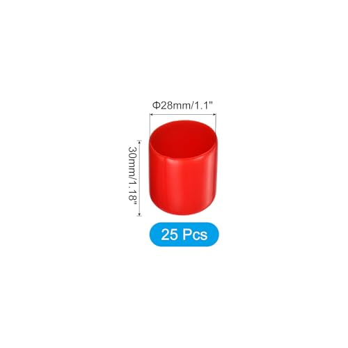 Protecteurs de filetage de vis 28mm pour éviter la rouille et les blessures