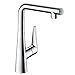 hansgrohe Talis Select S Einhebel-Küchenarmatur, Komfort-Höhe 300mm mit schwenkbarem Auslauf, Chrom