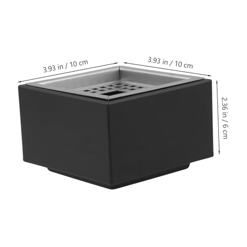 Cendrier facile à nettoyer Cabilock grand format carré anti-odeur pour intérieur - 3
